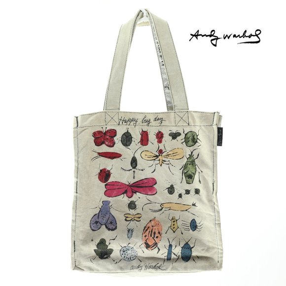 AndyWarhol Handbags - Andy Warhol Canvas Bag Happy Bug Day Tote